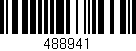 Código de barras (EAN, GTIN, SKU, ISBN): '488941'