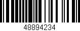 Código de barras (EAN, GTIN, SKU, ISBN): '48894234'