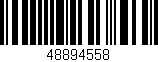 Código de barras (EAN, GTIN, SKU, ISBN): '48894558'