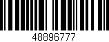 Código de barras (EAN, GTIN, SKU, ISBN): '48896777'