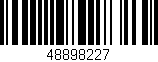 Código de barras (EAN, GTIN, SKU, ISBN): '48898227'