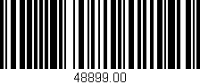 Código de barras (EAN, GTIN, SKU, ISBN): '48899.00'