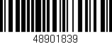 Código de barras (EAN, GTIN, SKU, ISBN): '48901839'