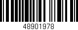 Código de barras (EAN, GTIN, SKU, ISBN): '48901978'