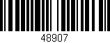Código de barras (EAN, GTIN, SKU, ISBN): '48907'