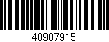 Código de barras (EAN, GTIN, SKU, ISBN): '48907915'
