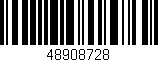 Código de barras (EAN, GTIN, SKU, ISBN): '48908728'