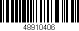 Código de barras (EAN, GTIN, SKU, ISBN): '48910406'