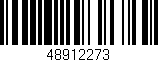 Código de barras (EAN, GTIN, SKU, ISBN): '48912273'