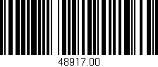 Código de barras (EAN, GTIN, SKU, ISBN): '48917.00'