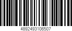 Código de barras (EAN, GTIN, SKU, ISBN): '4892493106507'
