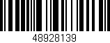Código de barras (EAN, GTIN, SKU, ISBN): '48928139'
