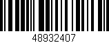 Código de barras (EAN, GTIN, SKU, ISBN): '48932407'