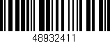 Código de barras (EAN, GTIN, SKU, ISBN): '48932411'