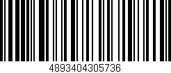 Código de barras (EAN, GTIN, SKU, ISBN): '4893404305736'