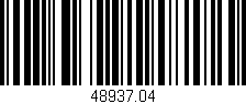 Código de barras (EAN, GTIN, SKU, ISBN): '48937.04'