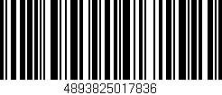 Código de barras (EAN, GTIN, SKU, ISBN): '4893825017836'