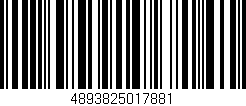 Código de barras (EAN, GTIN, SKU, ISBN): '4893825017881'
