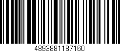 Código de barras (EAN, GTIN, SKU, ISBN): '4893881187160'