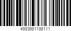 Código de barras (EAN, GTIN, SKU, ISBN): '4893881198111'