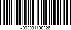 Código de barras (EAN, GTIN, SKU, ISBN): '4893881198326'