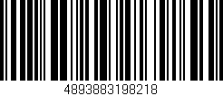 Código de barras (EAN, GTIN, SKU, ISBN): '4893883198218'