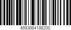 Código de barras (EAN, GTIN, SKU, ISBN): '4893884198200'