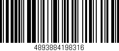 Código de barras (EAN, GTIN, SKU, ISBN): '4893884198316'