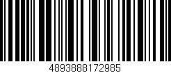 Código de barras (EAN, GTIN, SKU, ISBN): '4893888172985'