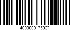 Código de barras (EAN, GTIN, SKU, ISBN): '4893888175337'