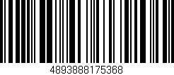 Código de barras (EAN, GTIN, SKU, ISBN): '4893888175368'