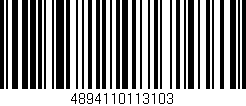Código de barras (EAN, GTIN, SKU, ISBN): '4894110113103'