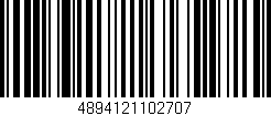 Código de barras (EAN, GTIN, SKU, ISBN): '4894121102707'