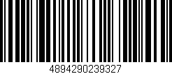 Código de barras (EAN, GTIN, SKU, ISBN): '4894290239327'