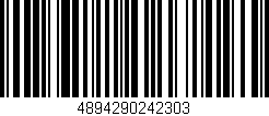 Código de barras (EAN, GTIN, SKU, ISBN): '4894290242303'