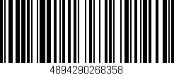 Código de barras (EAN, GTIN, SKU, ISBN): '4894290268358'