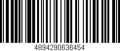 Código de barras (EAN, GTIN, SKU, ISBN): '4894290636454'