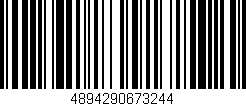 Código de barras (EAN, GTIN, SKU, ISBN): '4894290673244'