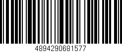 Código de barras (EAN, GTIN, SKU, ISBN): '4894290681577'