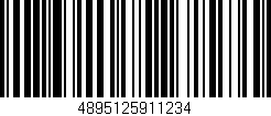 Código de barras (EAN, GTIN, SKU, ISBN): '4895125911234'