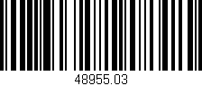 Código de barras (EAN, GTIN, SKU, ISBN): '48955.03'