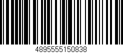 Código de barras (EAN, GTIN, SKU, ISBN): '4895555150838'