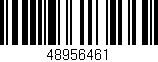 Código de barras (EAN, GTIN, SKU, ISBN): '48956461'