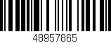 Código de barras (EAN, GTIN, SKU, ISBN): '48957865'