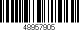 Código de barras (EAN, GTIN, SKU, ISBN): '48957905'