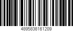 Código de barras (EAN, GTIN, SKU, ISBN): '4895838161209'