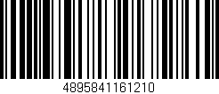 Código de barras (EAN, GTIN, SKU, ISBN): '4895841161210'