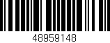 Código de barras (EAN, GTIN, SKU, ISBN): '48959148'