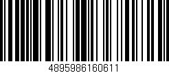Código de barras (EAN, GTIN, SKU, ISBN): '4895986160611'
