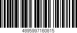 Código de barras (EAN, GTIN, SKU, ISBN): '4895997160815'